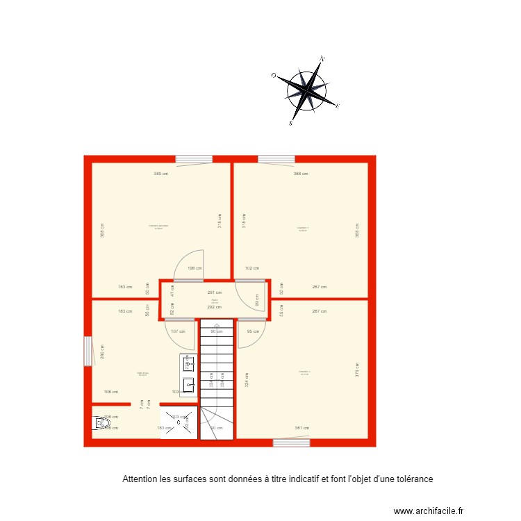 BI 3625 étage côté. Plan de 0 pièce et 0 m2