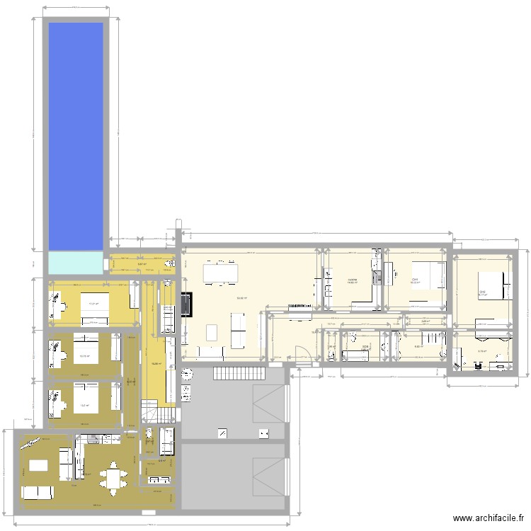 Vedrin 2020 piscine 18m a. Plan de 0 pièce et 0 m2