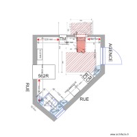 PLAN DE MASSE PROJET AIX EN PROVENCE OUEST CS4040 STANDART