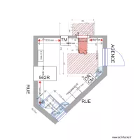 PLAN DE MASSE PROJET AIX EN PROVENCE OUEST CS4040 STANDART