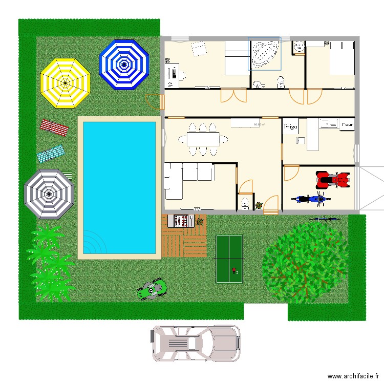 kwisquee. Plan de 0 pièce et 0 m2