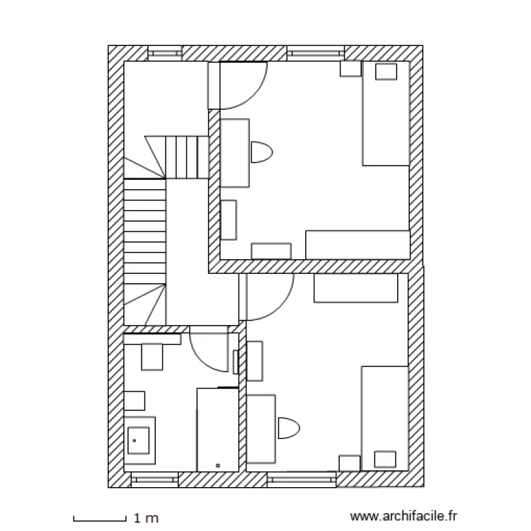 Maison Bleuets 1er étage. Plan de Maison Bleuets 1er étage. Plan de