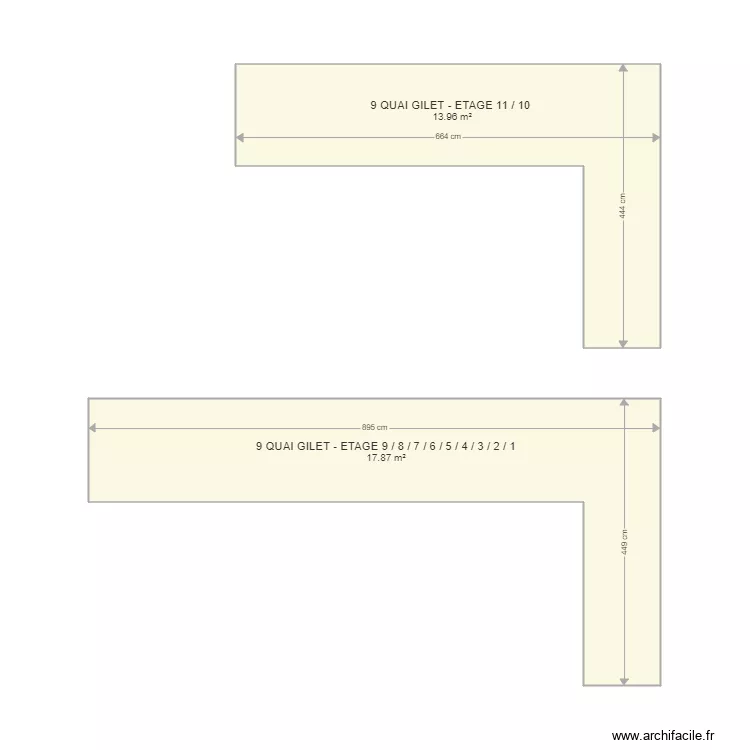 PALIER 9 QUAI GILET. Plan de PALIER 9 QUAI GILET. Plan de