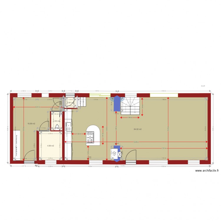  RDC 14. Plan de 0 pièce et 0 m2