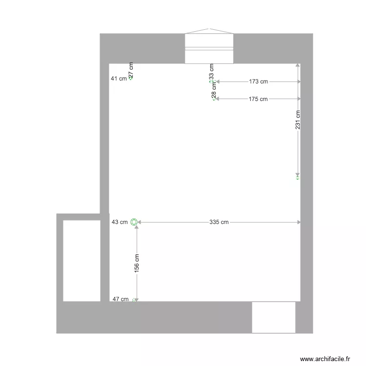 passage des tuyaux 2. Plan de 