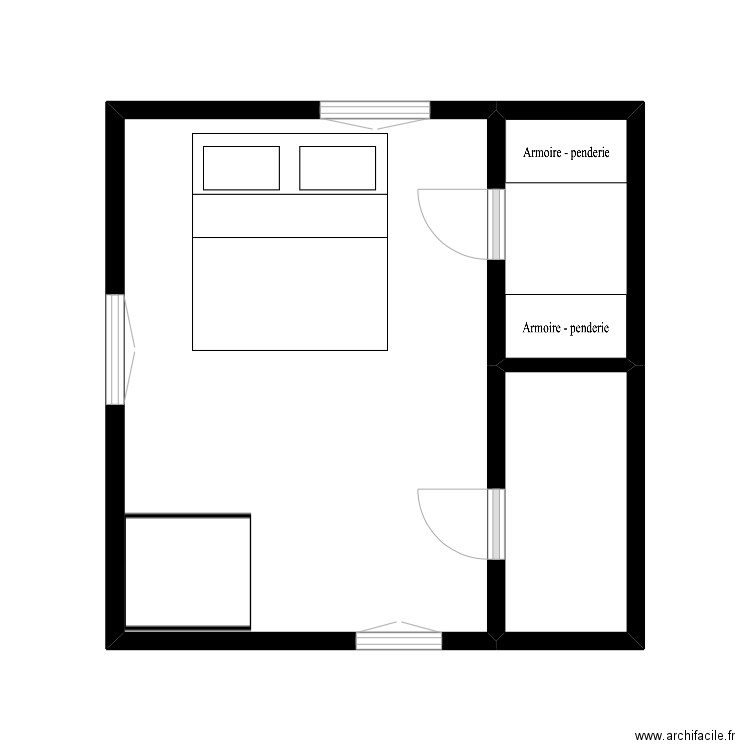 plan petit maison sb3. Plan de 3 pièces et 21 m2