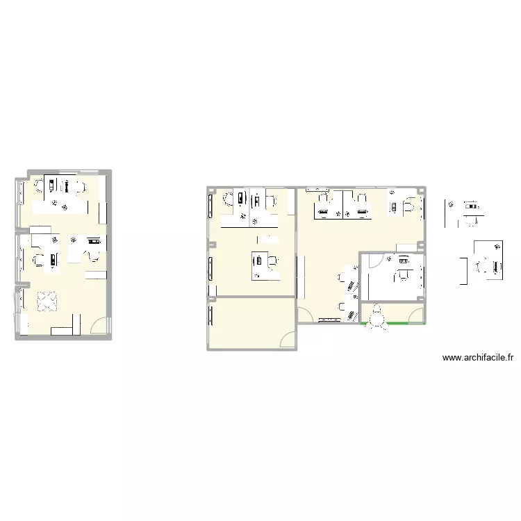 bureau vcl 3. Plan de 