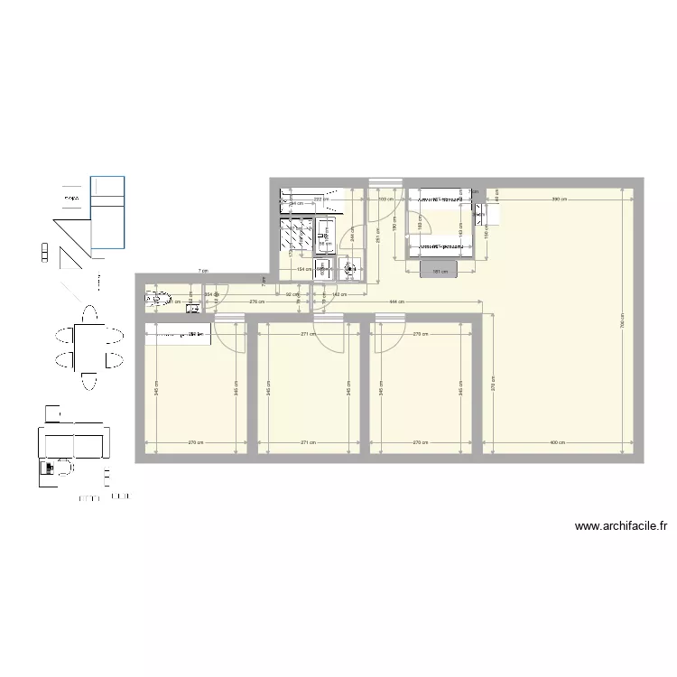 appart. Plan de 