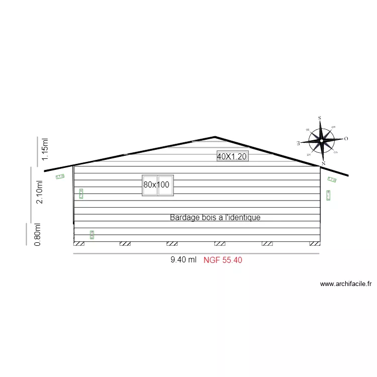 Facade  Nord    1                   PCMI 5. Plan de 