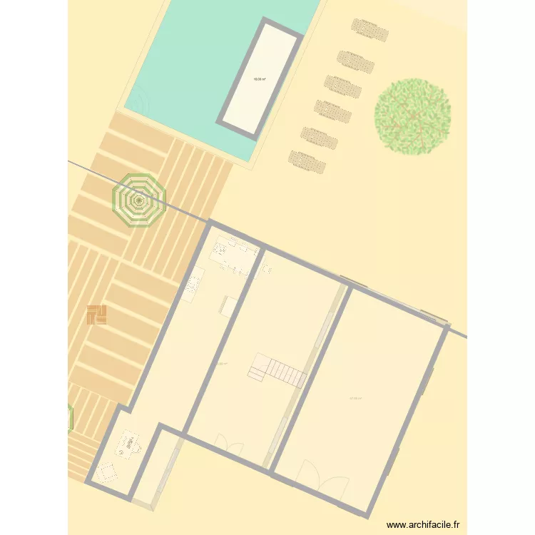 Maison essai 15. Plan de 