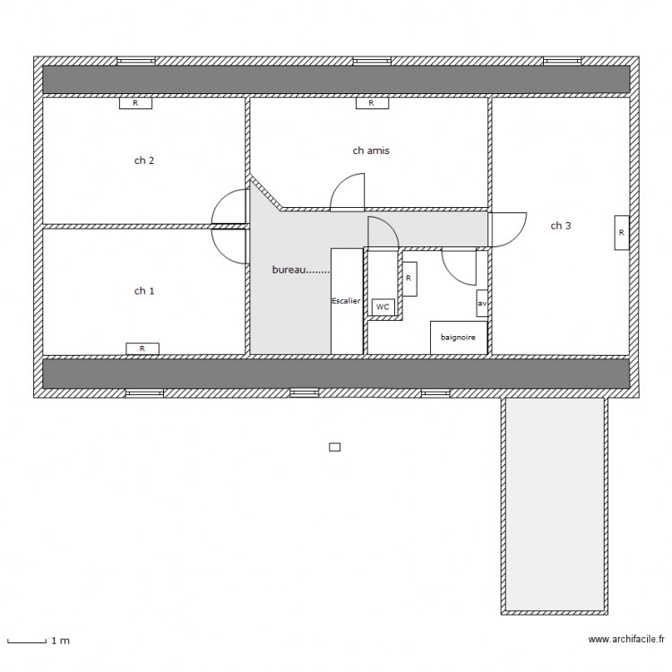 fermette étage indust 2. Plan de 0 pièce et 0 m2