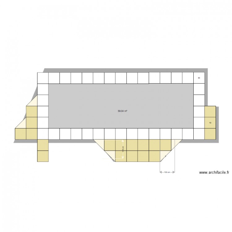 Nouvelle terrasse. Plan de 0 pièce et 0 m2