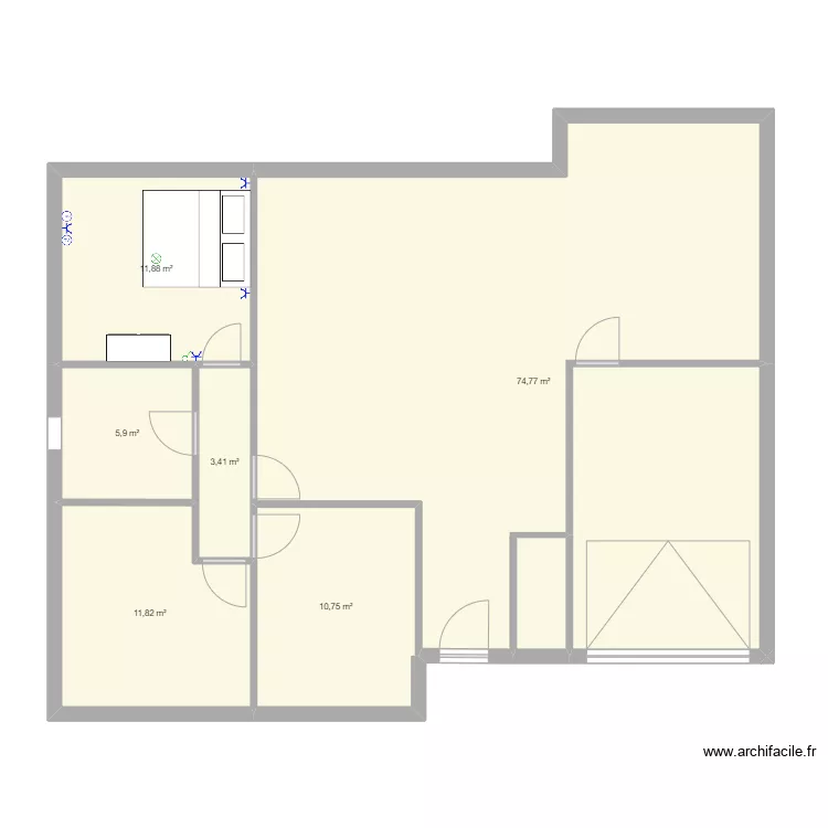 MAISON. Plan de 