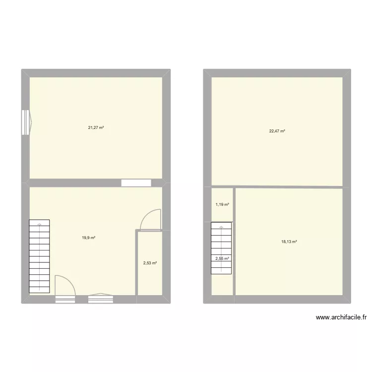 REMONDET EDMOND CHAPUIS. Plan de 7  et 88 m²