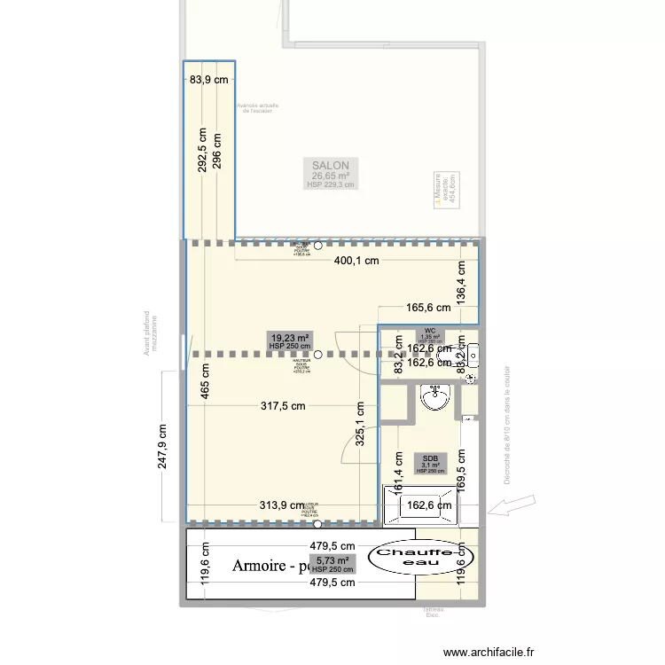 APPART. ANTHO. Plan de 