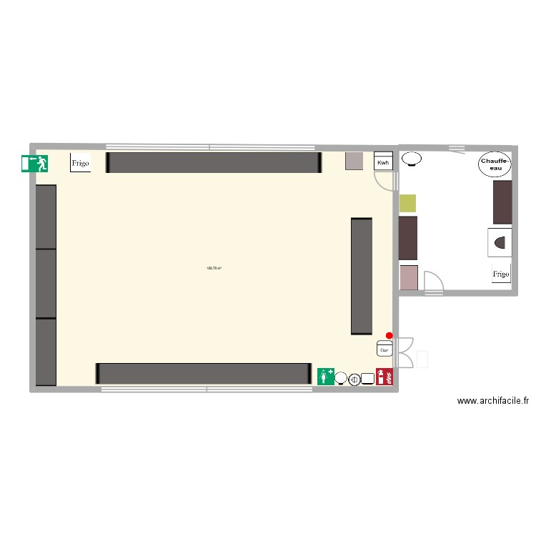 PLAN LABORATOIRE MICROBIOLOGIE2 3. Plan de 1 pièce et 189 m2