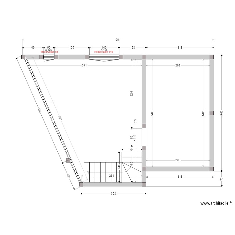 CIRILLO COTE 2. Plan de 2 pièces et 39 m2