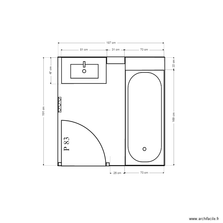 CHERRIERE Anne Marie. Plan de 0 pièce et 0 m2