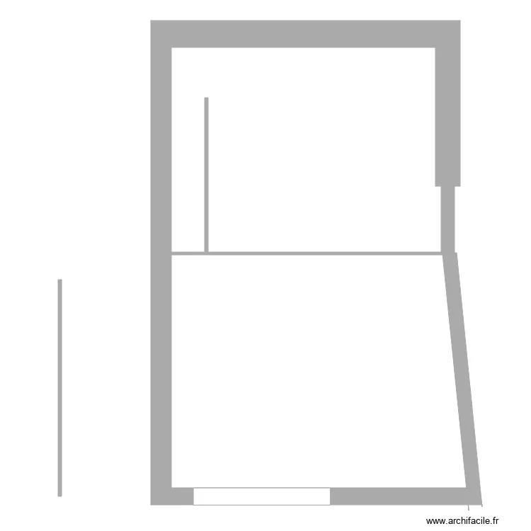 projet etage. Plan de 
