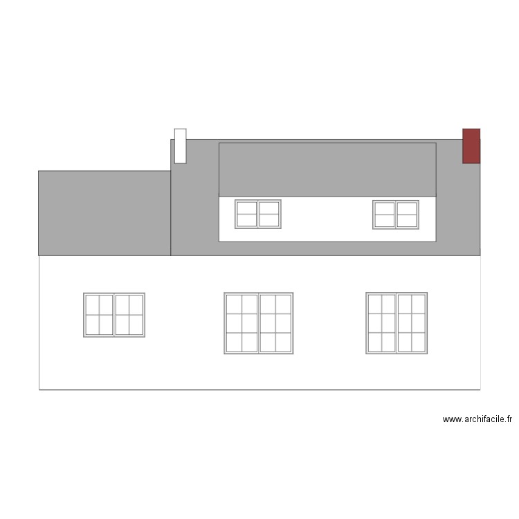 Facade initiale. Plan de 0 pièce et 0 m2