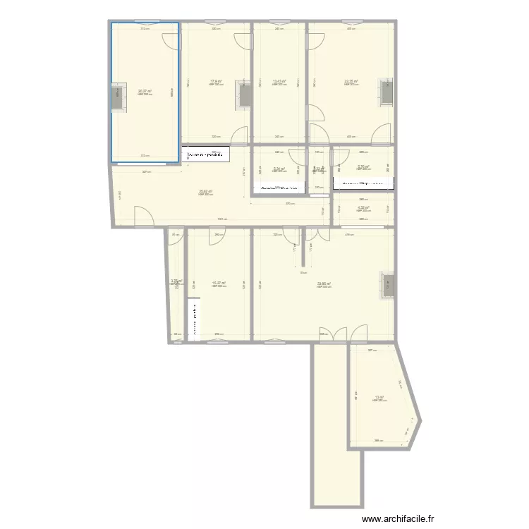 Appart Vashket. Plan de 