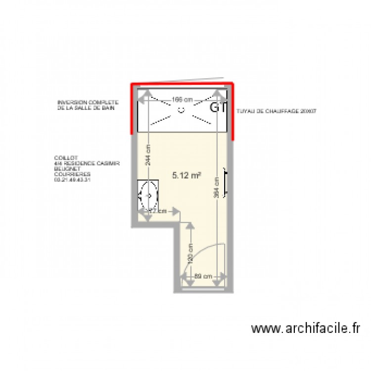 COILLOT ET DROUIN SYLVIE  LOGEMENT IDENTIQUE . Plan de 0 pièce et 0 m2