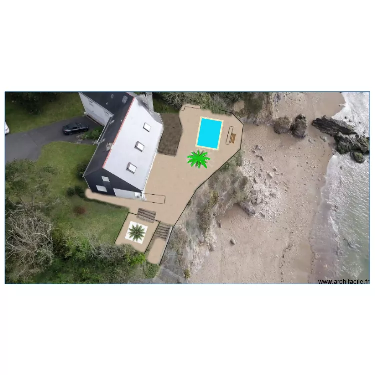 projet terrasse v4 agrandissement2. Plan de 