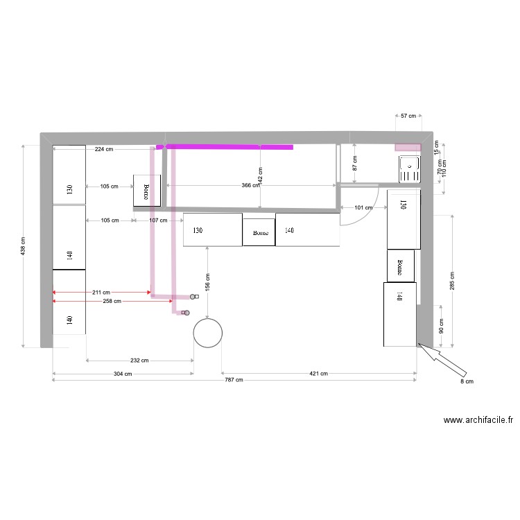 les casiers du port 8. Plan de 0 pièce et 0 m2