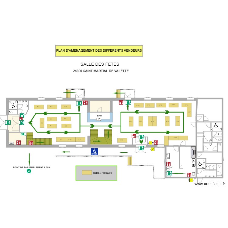 st martial 3. Plan de 0 pièce et 0 m2