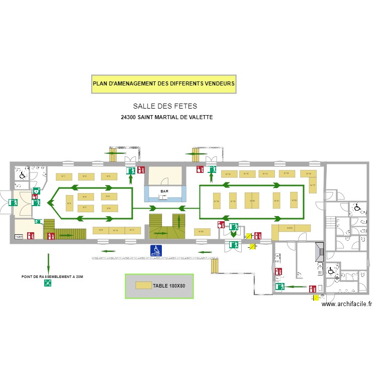 st martial 3. Plan de 0 pièce et 0 m2