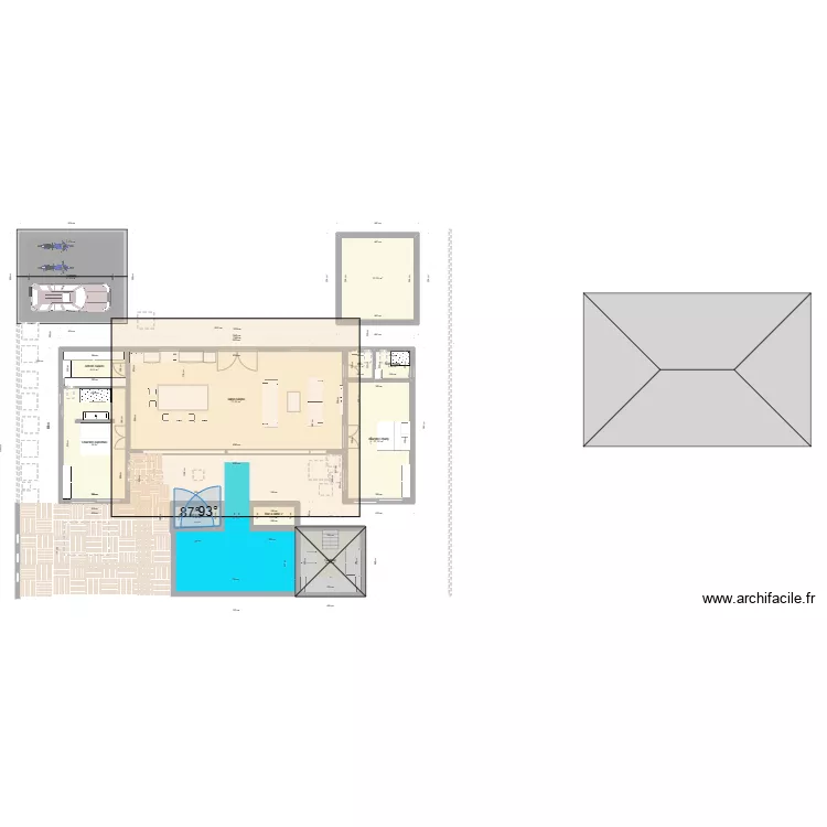 maison de reve phangan 2. Plan de 