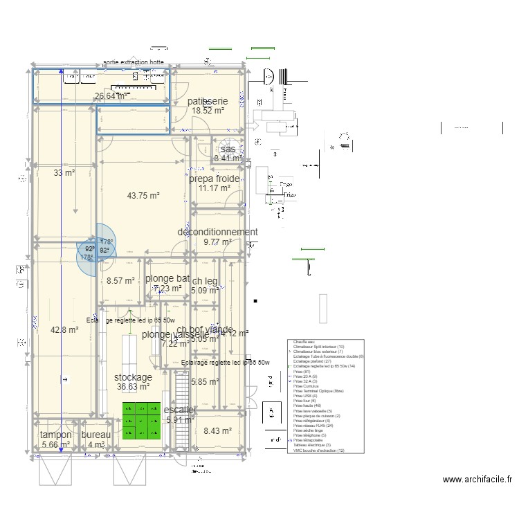 plan montussan v21. Plan de 41 pièces et 599 m2