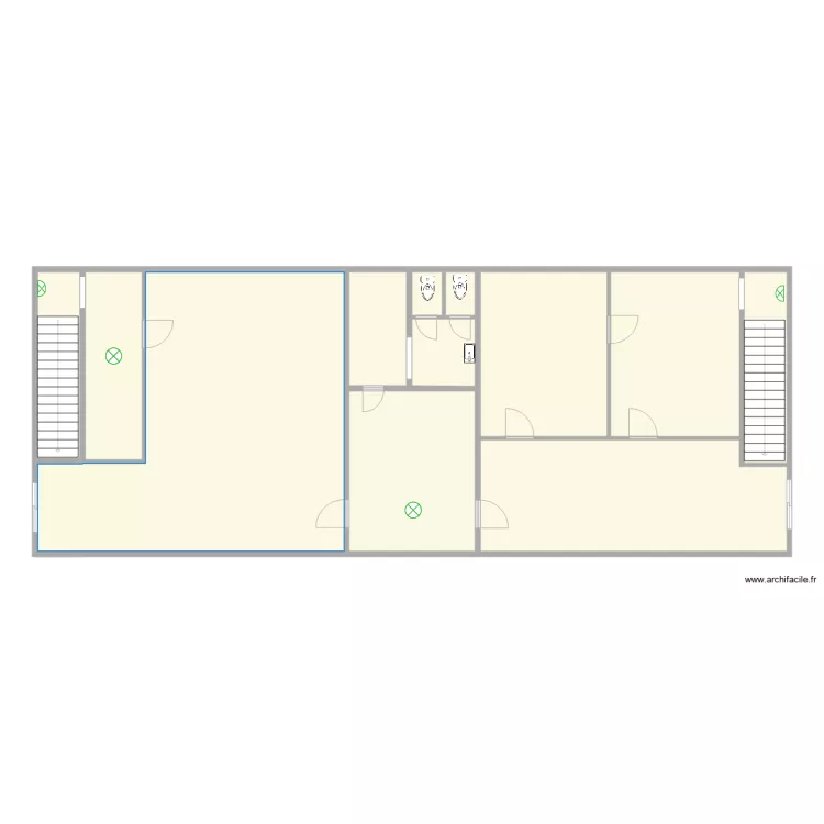 Cr&egrave;che  3. Plan de 