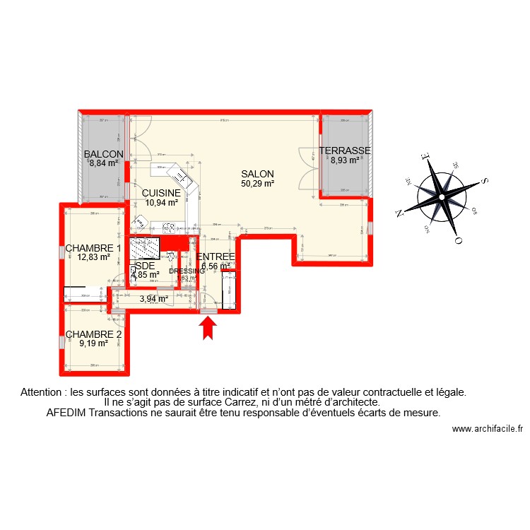 BI 8998 EF. Plan de 12 pièces et 119 m2