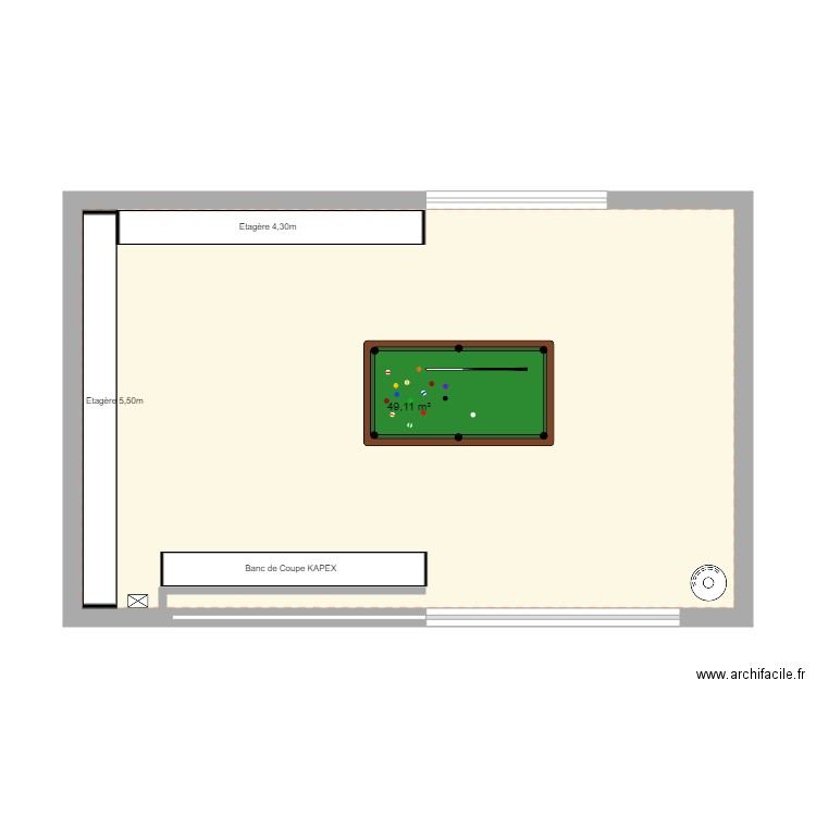 ATELIER EPISY. Plan de 0 pièce et 0 m2