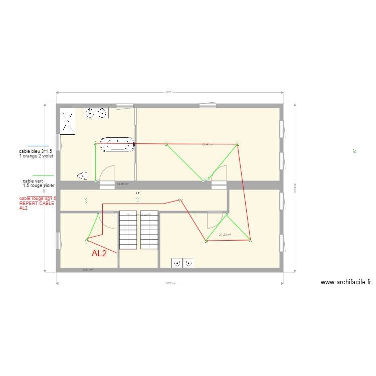 plan garage  r 2 al lumiere. Plan de 0 pièce et 0 m2