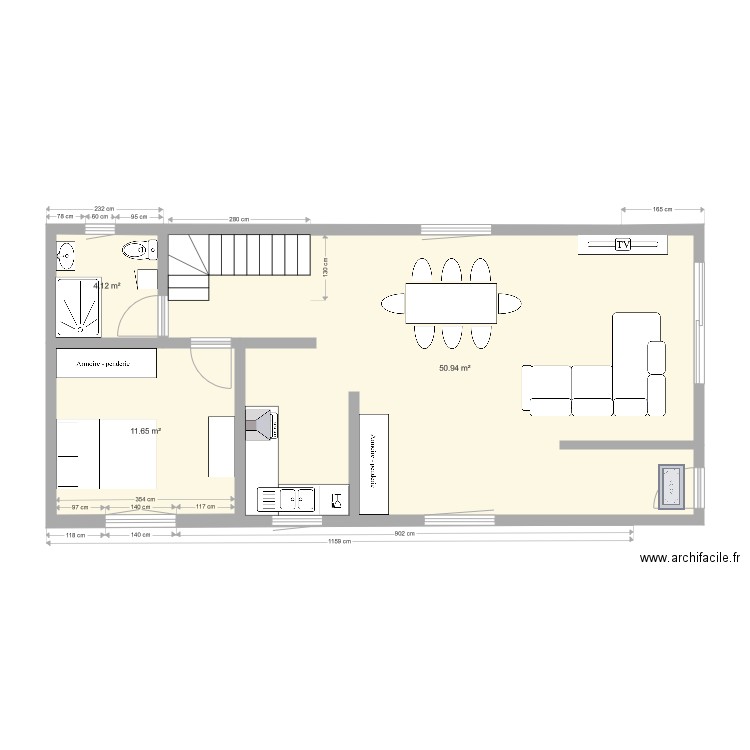 rdc. Plan de 0 pièce et 0 m2