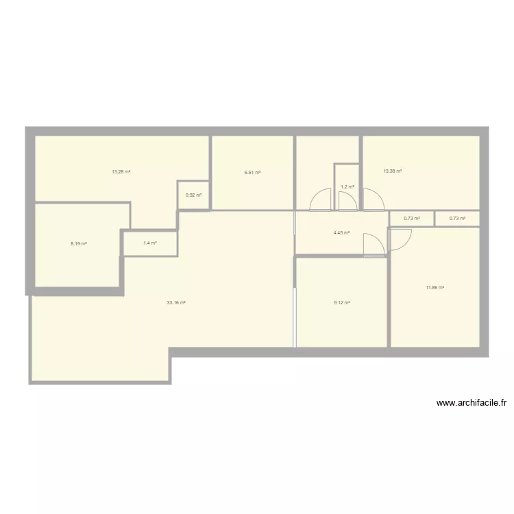 maison. Plan de 
