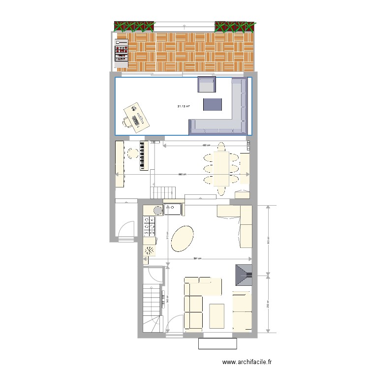 Plan RdC. Plan de 0 pièce et 0 m2