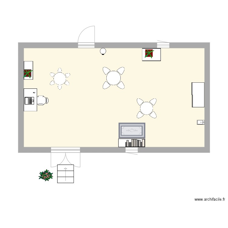 PLAN DE LA CLASSE. Plan de 0 pièce et 0 m2