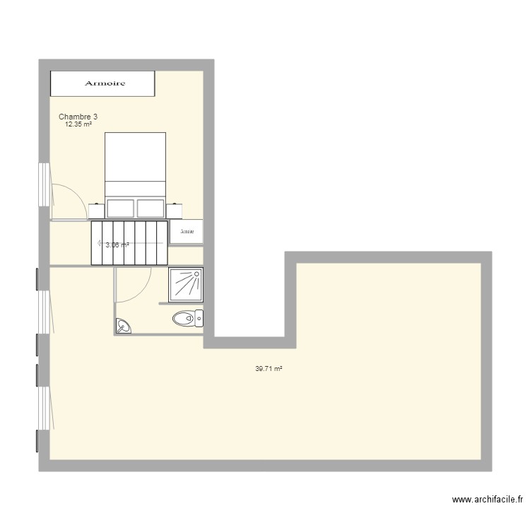 Plan maison BERAT 1er. Plan de 0 pièce et 0 m2