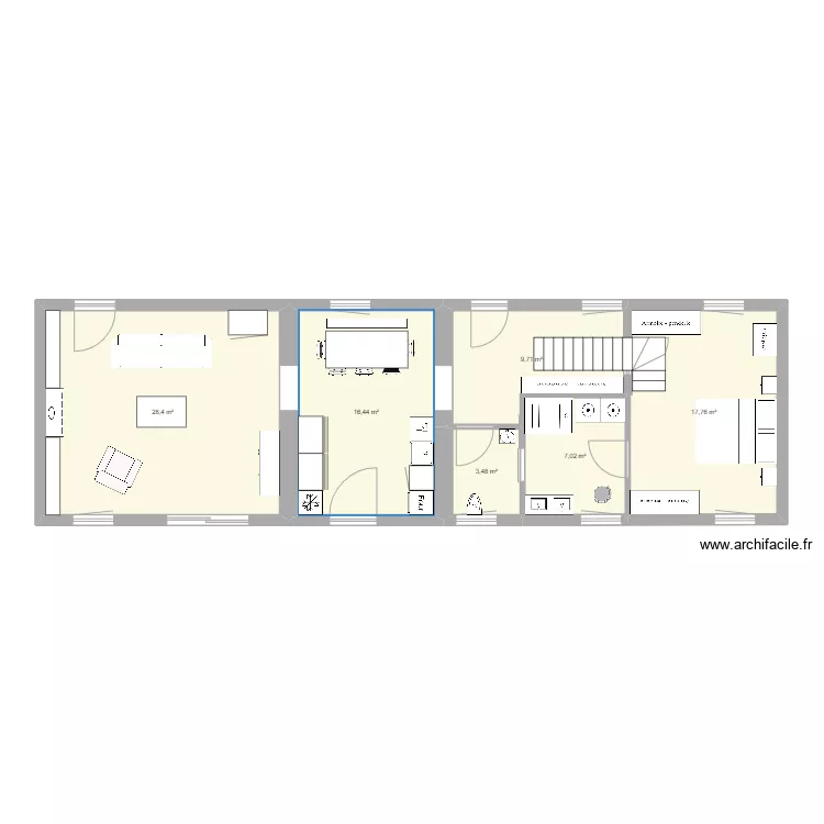 Constance St Epain. Plan de 