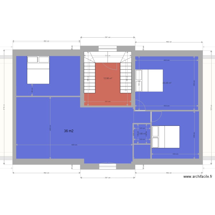 maison yvetot 2 eme etage 2. Plan de 0 pièce et 0 m2