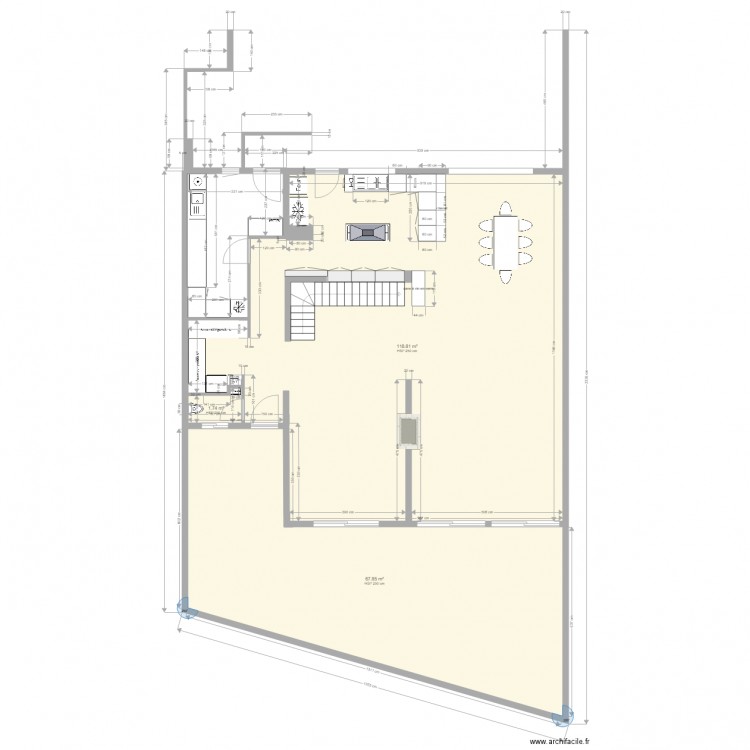 RDC TERRAIN REDUIT. Plan de 0 pièce et 0 m2