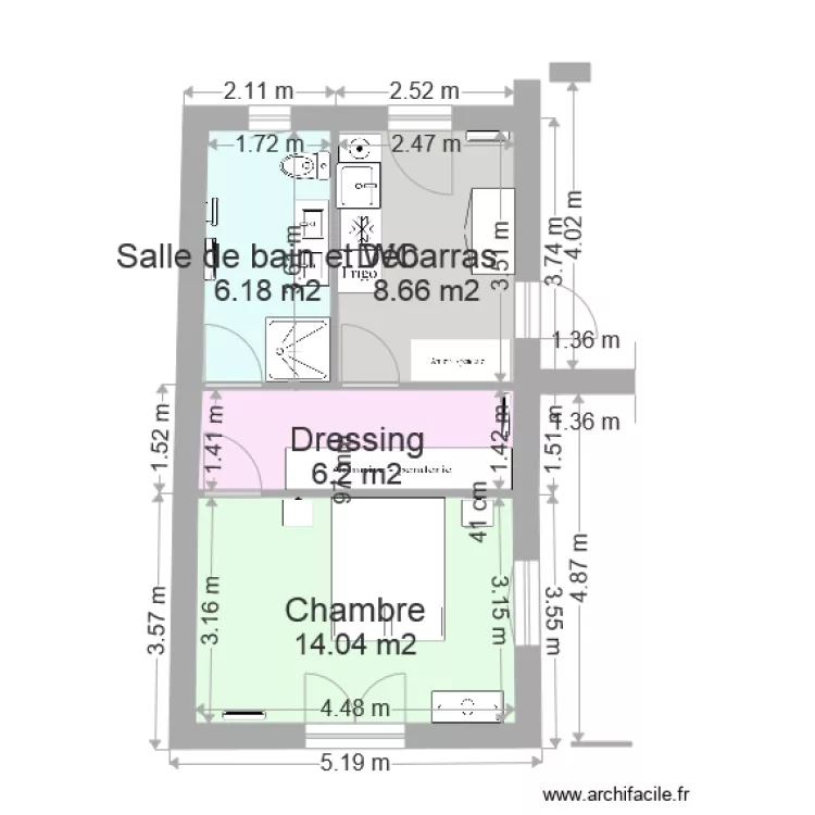 agrandissement 22. Plan de 