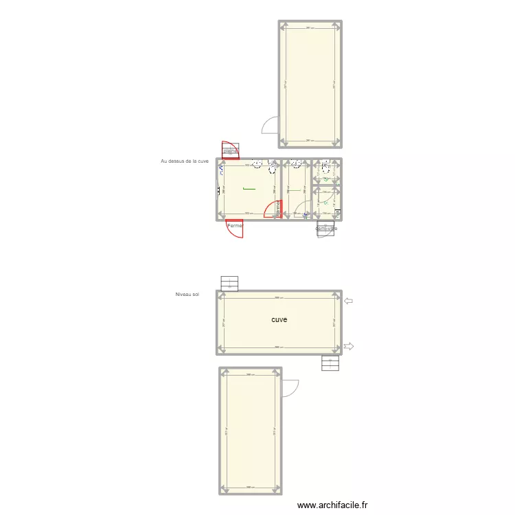 ACH WC 63098 . Plan de 