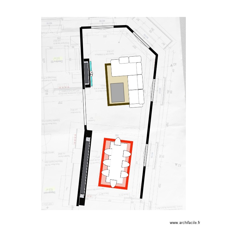 Simul pour tapis. Plan de 0 pièce et 0 m2