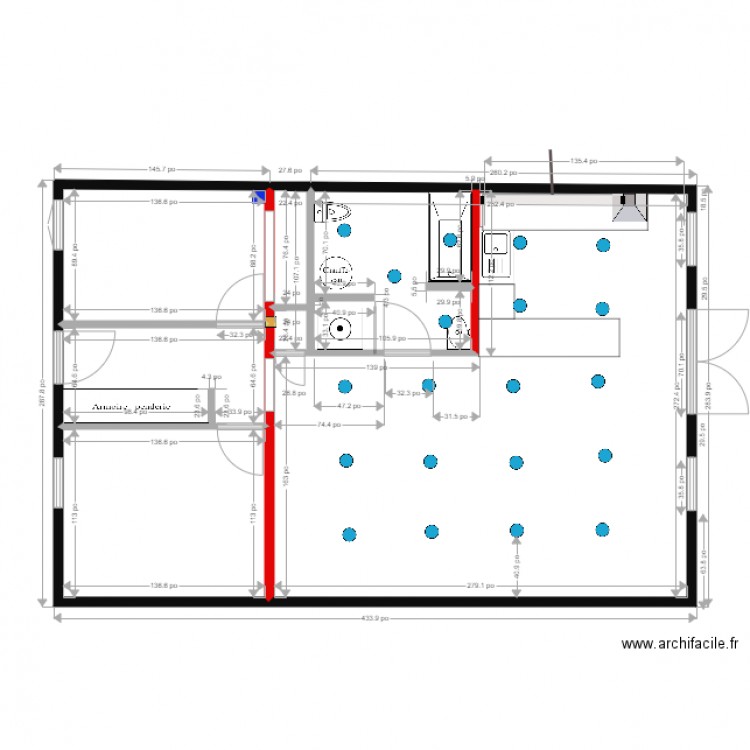 electricité. Plan de 0 pièce et 0 m2