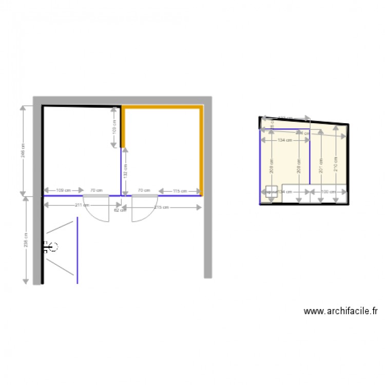 Bourquin Laurent vitrié. Plan de 0 pièce et 0 m2