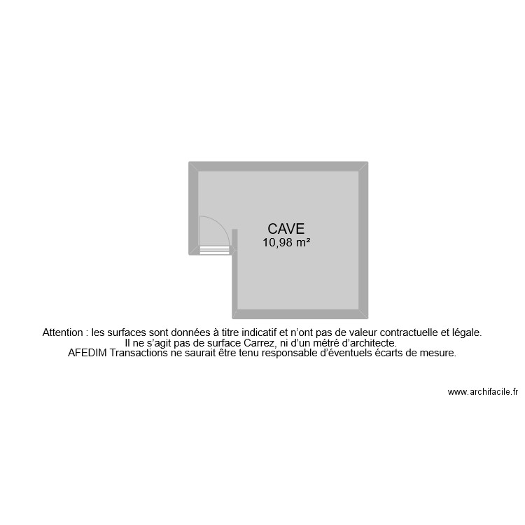 BI 7768 CAVE . Plan de 0 pièce et 0 m2